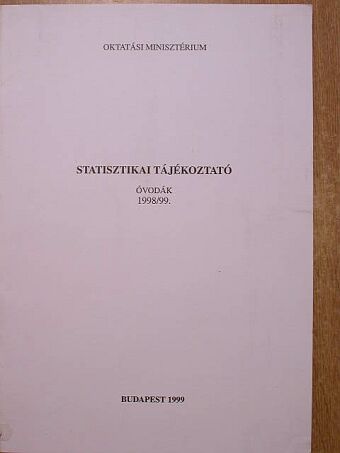 Statisztikai tájékoztató [antikvár]