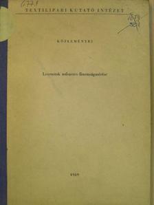 Kerékgyártó Pál - Lenrostok műszeres finomságmérése [antikvár]