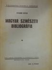 Staud Géza - Magyar szinészeti bibliográfia [antikvár]