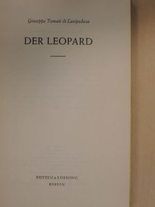 Giuseppe Tomasi di Lampedusa - Der Leopard [antikvár]