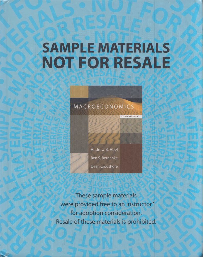 Andrew B. Babel, Ben S. Bernanke, Dean Croushore - Macroeconomics - Sample Material [antikvár]