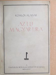 Komlós Aladár - Az uj magyar lira [antikvár]