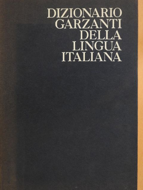 Dizionario Garzanti della Lingua Italiana [antikvár]