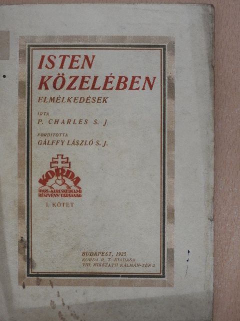 P. Charles - Isten közelében I. [antikvár]