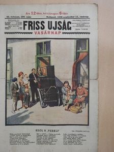 Szederkényi Anna - Friss Ujság Vasárnap 1938. szeptember 11. [antikvár]