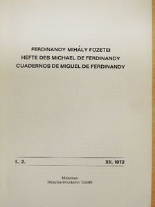 Ferdinandy Mihály - Ferdinandy Mihály füzetei I/2. [antikvár]
