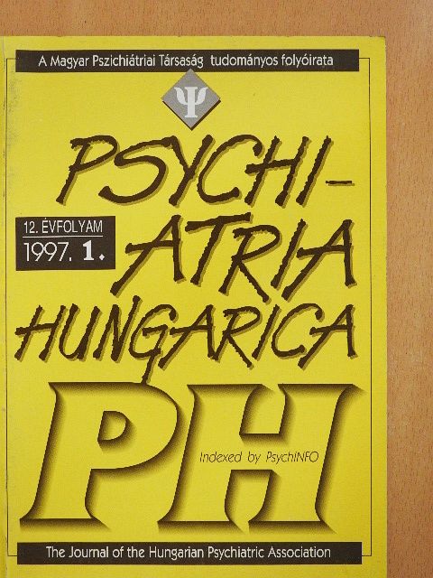 Bittér István - Psychiatria Hungarica 1997. 1. [antikvár]