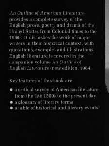 Peter B. High - An Outline of American Literature [antikvár]