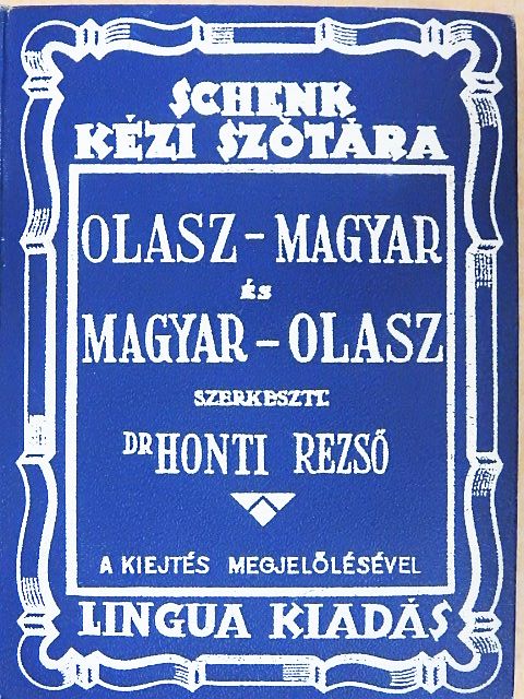 Magyar-olasz és olasz-magyar kéziszótár I-II. [antikvár]