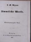 C. M. Wieland - C. M. Wielands sämmtliche Werke XXVIII. (gótbetűs) [antikvár]