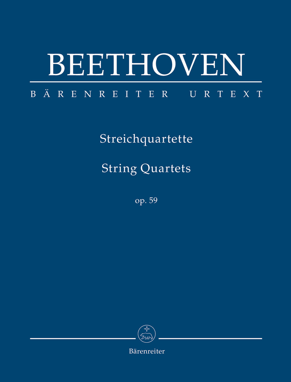 BEETHOVEN - STREICHQUARTETTE OP.59 URTEXT STUDIENPARTITUR