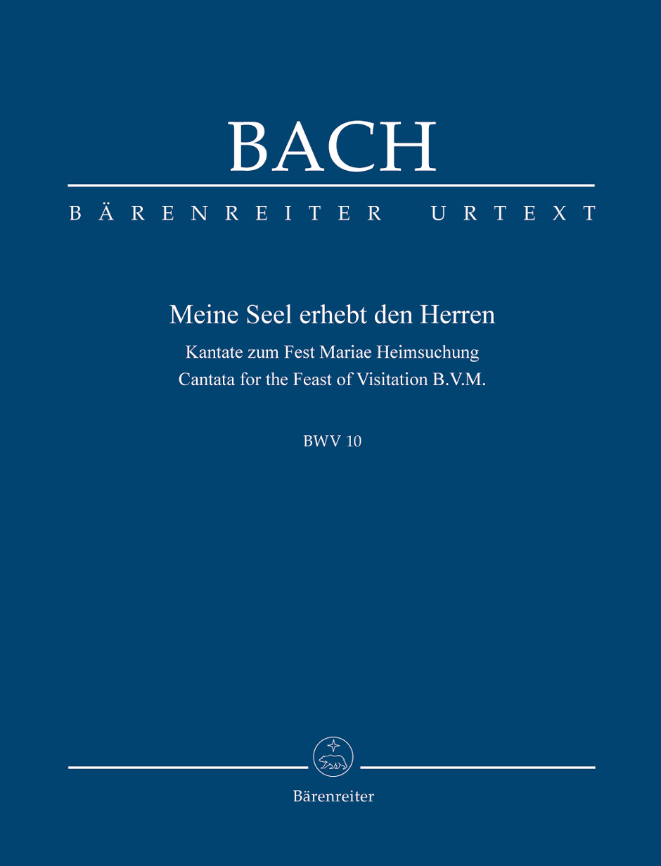 J. S. Bach - MEINE SEEL ERHEBT DEN HERREN. KANTATE ZUM FEST MARIAE HEIMSUCHUNG BWV10, STUDIENPARTITUR