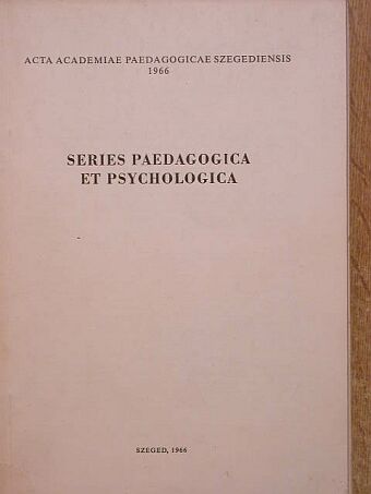 Geréb György - Series paedagogica et psychologica [antikvár]