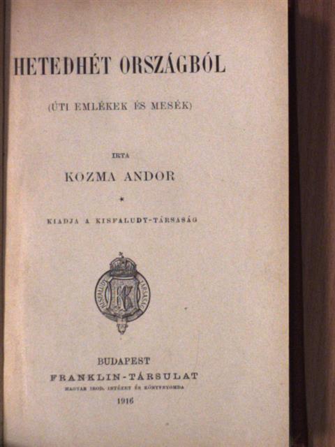 Kozma Andor - Hetedhét országból [antikvár]