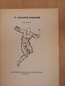 A múzeumok programja 1976. március [antikvár]