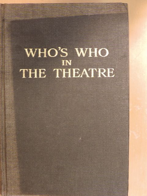 Who's Who in the Theatre [antikvár]