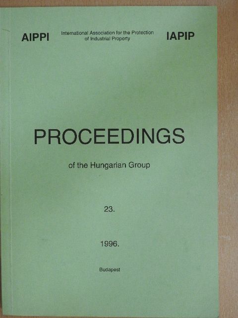 Dr. Béla Kende - Proceedings of the Hungarian Group 23. [antikvár]