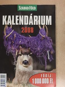 Szabad Föld kalendárium 2008 [antikvár]