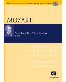 MOZART, W,A, - SYMPHONY NO.39 IN Eb MAJOR KV 545 POCKET SCORE + CD (R. CLARKE)