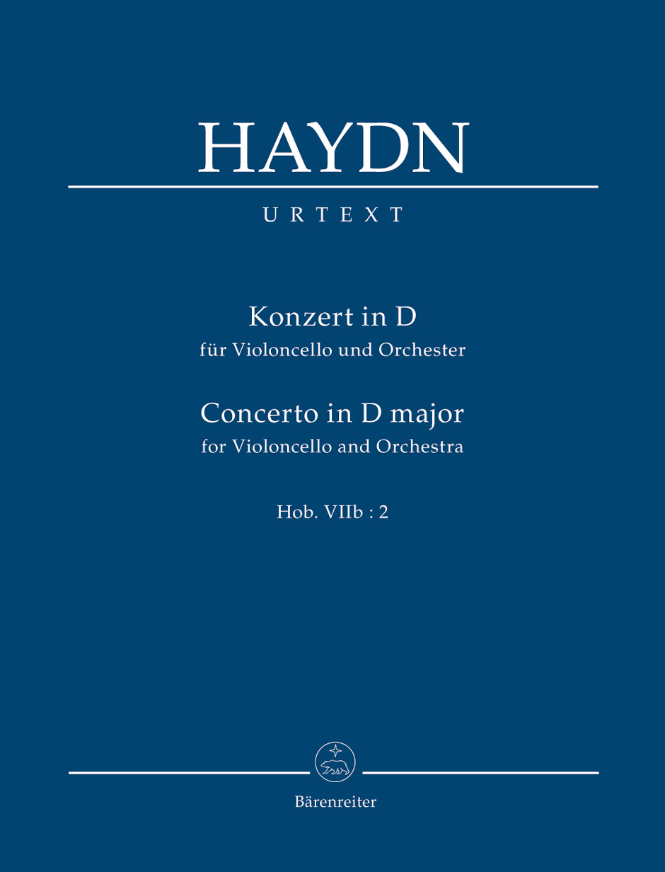HAYDN JOSEPH - KONZERT IN D FÜR VIOLONCELLO UND ORCHESTER HOB. VIIb:2 STUDIENPARTITUR URTEXT (SONJA GERLACH)