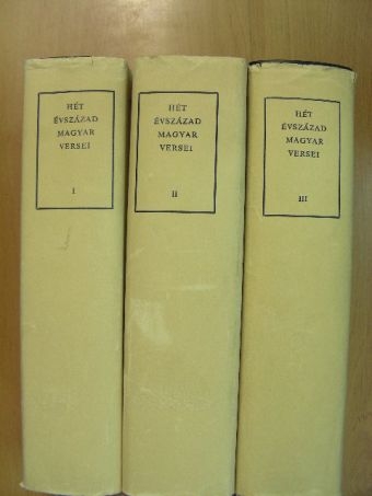 Ábrányi Emil - Hét évszázad magyar versei I-III. [antikvár]