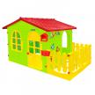 Mochtoys: Kerti házikó kerítéssel - zöld