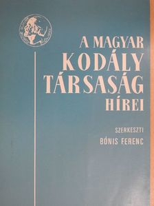 Keresztury Dezső - A Magyar Kodály Társaság Hírei 1979/2. [antikvár]