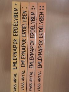 Vass Antal - Emléknapok Erdélyben I-IV. [antikvár]