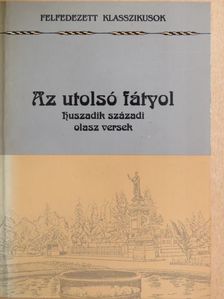 Bartolo Cattafi - Az utolsó fátyol [antikvár]