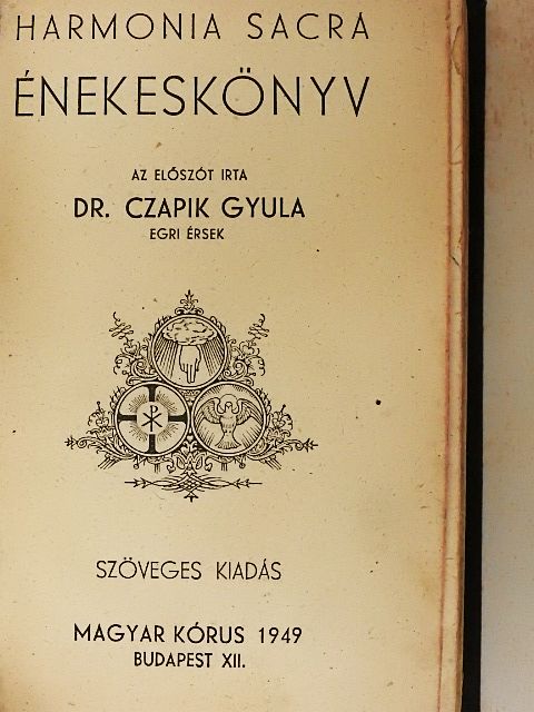 Harmonia Sacra Énekeskönyv [antikvár]