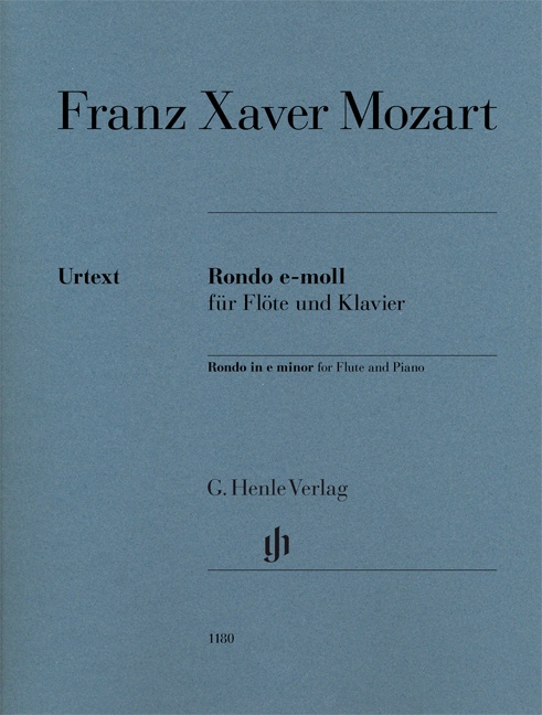 MOZART, FRANZ XAVER - RONDO E-MOLL FÜR FLÖTE UND KLAVIER URTEXT