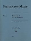 MOZART, FRANZ XAVER - RONDO E-MOLL FÜR FLÖTE UND KLAVIER URTEXT