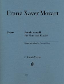 MOZART, FRANZ XAVER - RONDO E-MOLL FÜR FLÖTE UND KLAVIER URTEXT