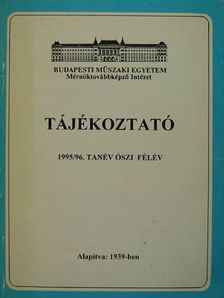 Tájékoztató 1995/96. tanév őszi félév [antikvár]
