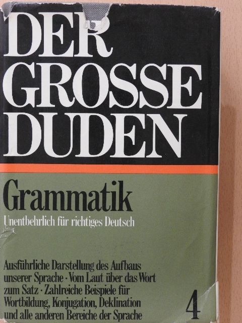 Der Große Duden 4. [antikvár]