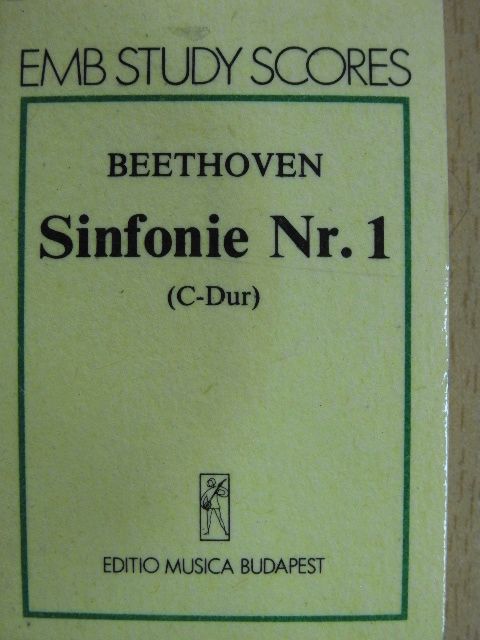 Ludwig van Beethoven - Sinfonie Nr. 1 (C-Dur) (minikönyv) [antikvár]