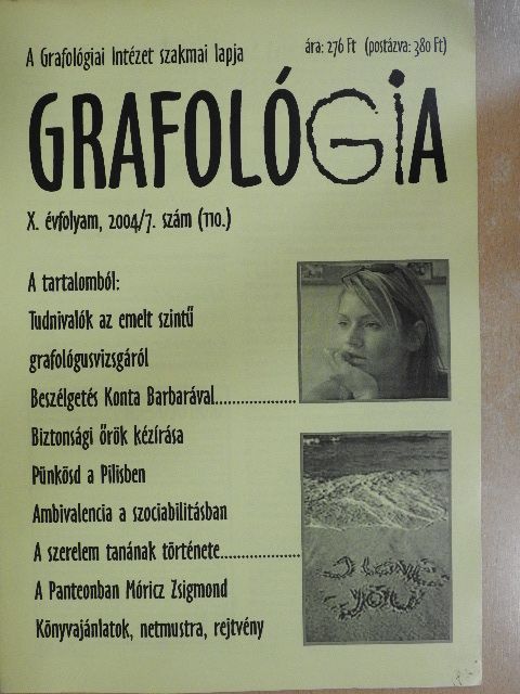 Grafológia 2004. július [antikvár]