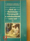 Rácz Endre - Amit az Élelmiszer Törvényről a vállalkozóknak tudni kell [antikvár]