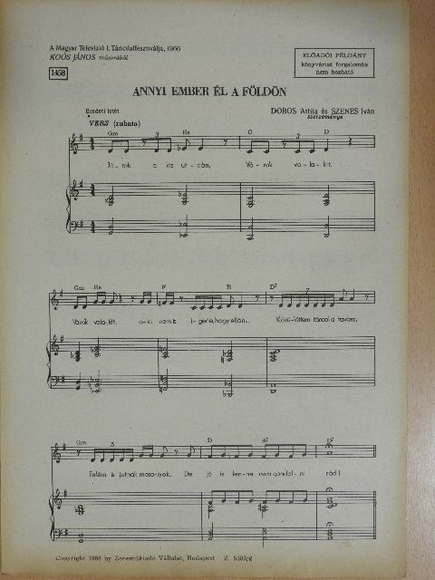 Dobos Attila - Annyi ember él a földön [antikvár]