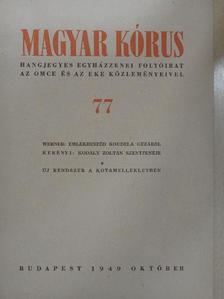 Kapuváry Elemér - Magyar Kórus 1949. október [antikvár]