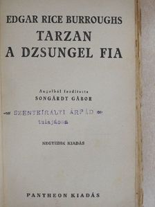 Edgar Rice Burroughs - Tarzan a dzsungel fia [antikvár]