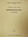 Dr. Csernyák László - Operációkutatás I. [antikvár]