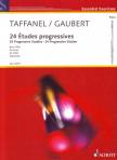 TAFFANEL / GAUBERT - 24 ÉTUDES PROGRESSIVES POUR FLUTE (ALBRECHT)