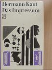 Hermann Kant - Das Impressum [antikvár]
