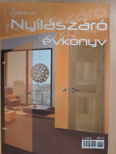 Dr. Szakács György - Nyílászáró évkönyv 2008/2. [antikvár]