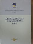 Dr. Bordács Ágnes - Adóeljárási törvény - magyarázatokkal 1998. [antikvár]