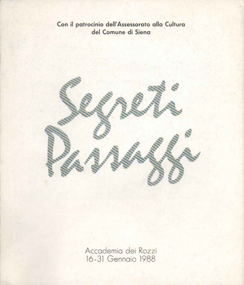 Enrico Crispolti - Segreti Passaggi [antikvár]