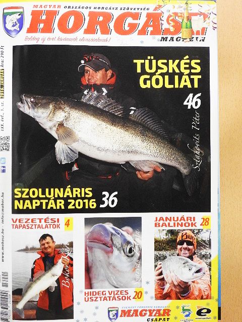 Horgász Magazin 2016. január december [antikvár]