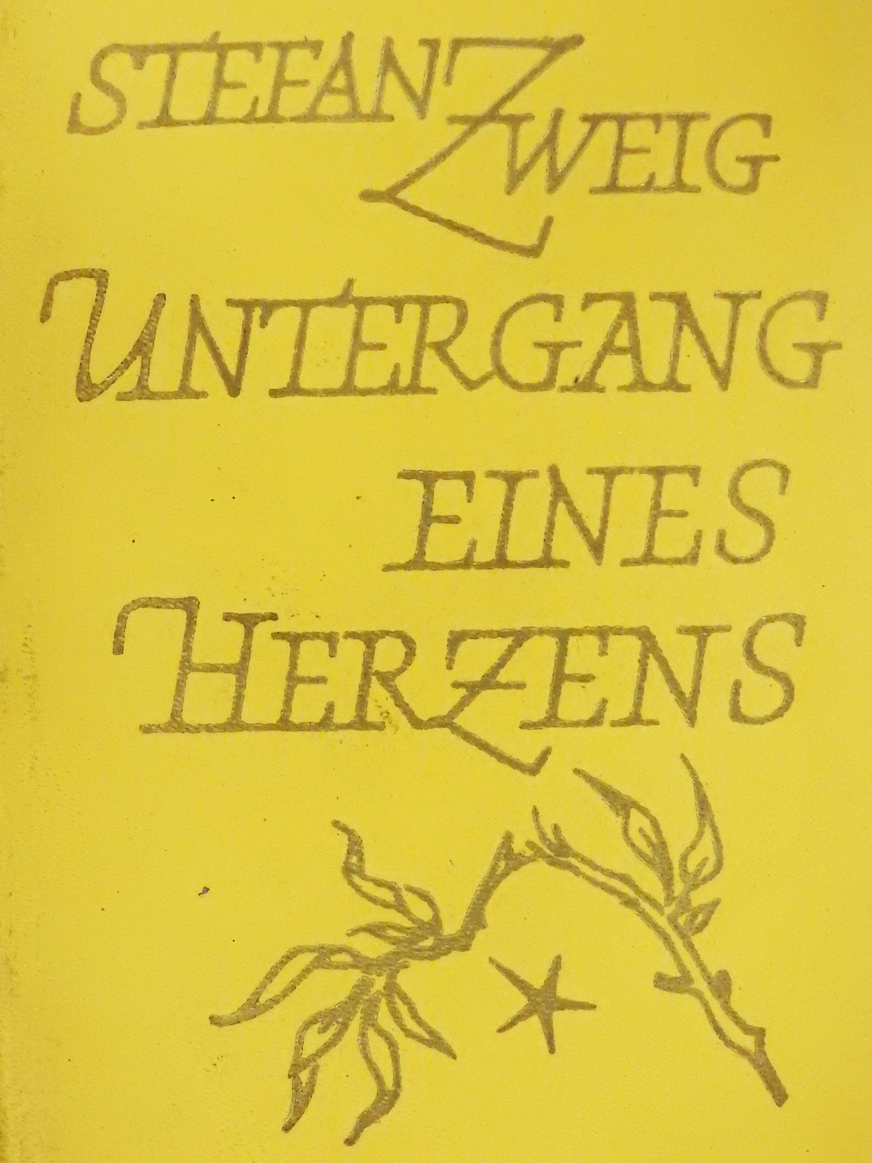 Stefan Zweig - Untergang eines Herzens (minikönyv) [antikvár]