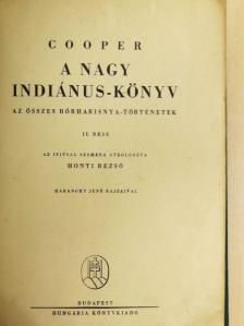 Cooper - A nagy indiánus-könyv II. [antikvár]